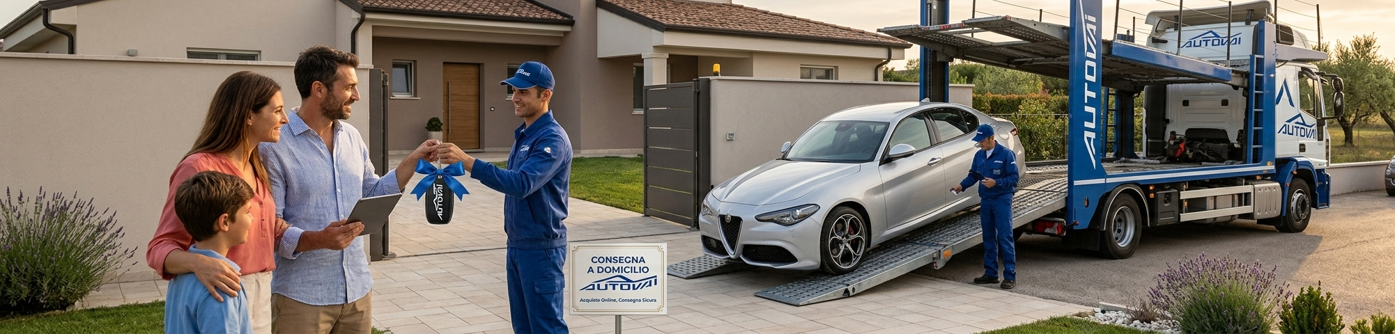 Consegna auto a domicilio AUTOVAI